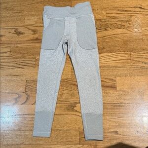 Athleta Kids Light Gray Leggings